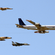 Iranian Air Force F-14 Tomcat, F-4 Phantom, F-5 Tiger, and KC-135 Stratotanker, 2005.